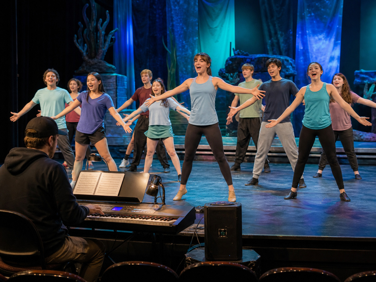 Little Mermaid Rehearsals Need Tracks That Keep the Room Moving