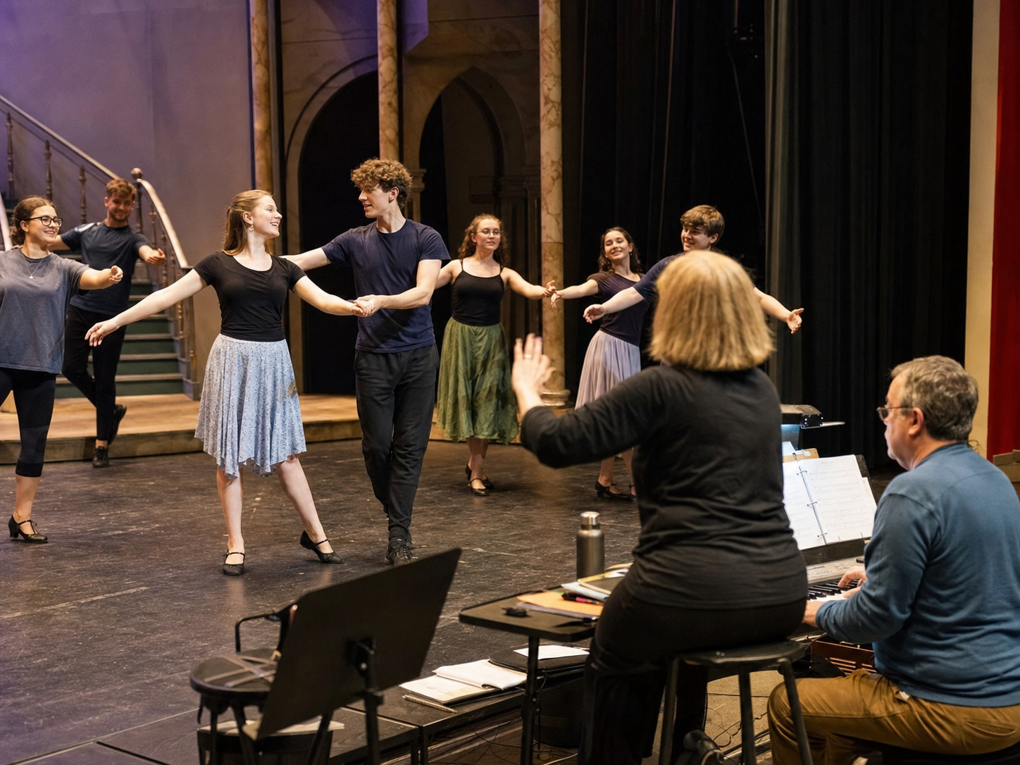 Beauty and the Beast Rehearsals Need a Track Map Before Tech