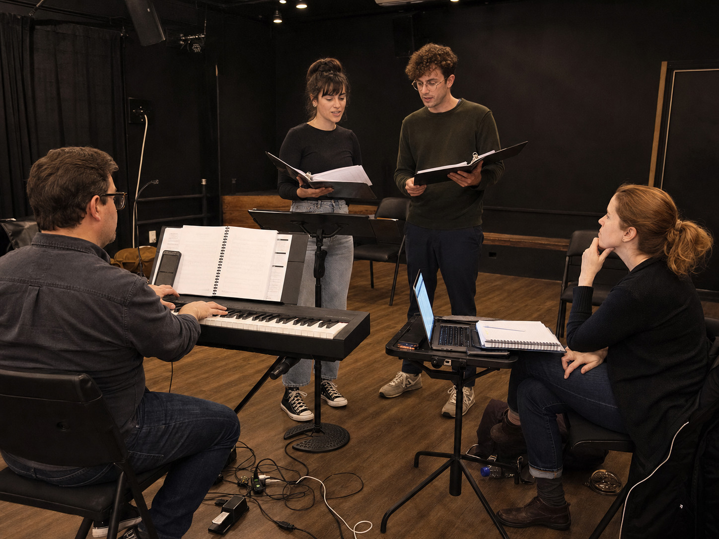 A Revue Track Plan Keeps the Concert Moving